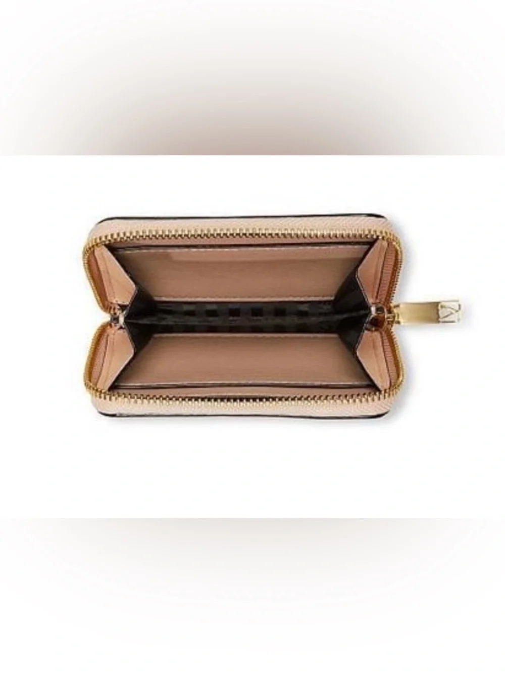 The Victoria Small Wallet By Victoria’s Secret Blush Sand Crocodile Embossed - Picture 2 of 9